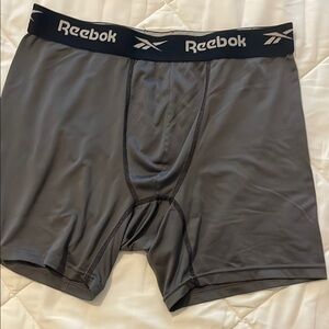 Reebok Men's Grey Performance Boxer Briefs